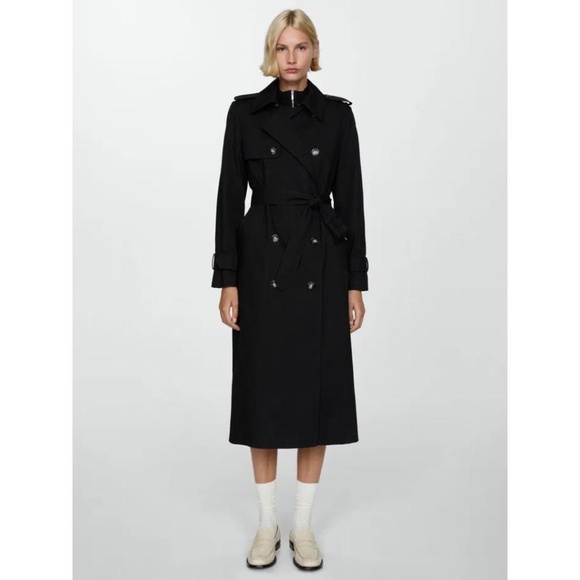 Mango Eiffel Trench Coat NWT - Picture 1 of 13